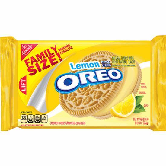 Order Oreo Family Size - Lemon food online from IV Deli Mart store, Goleta on bringmethat.com