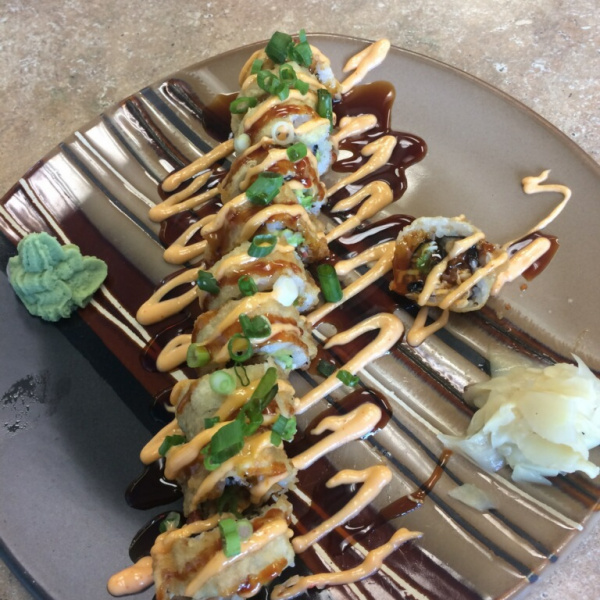 Order 10 Piece Fried Oyster Roll food online from Jazz Sushi Bar store, New Orleans on bringmethat.com