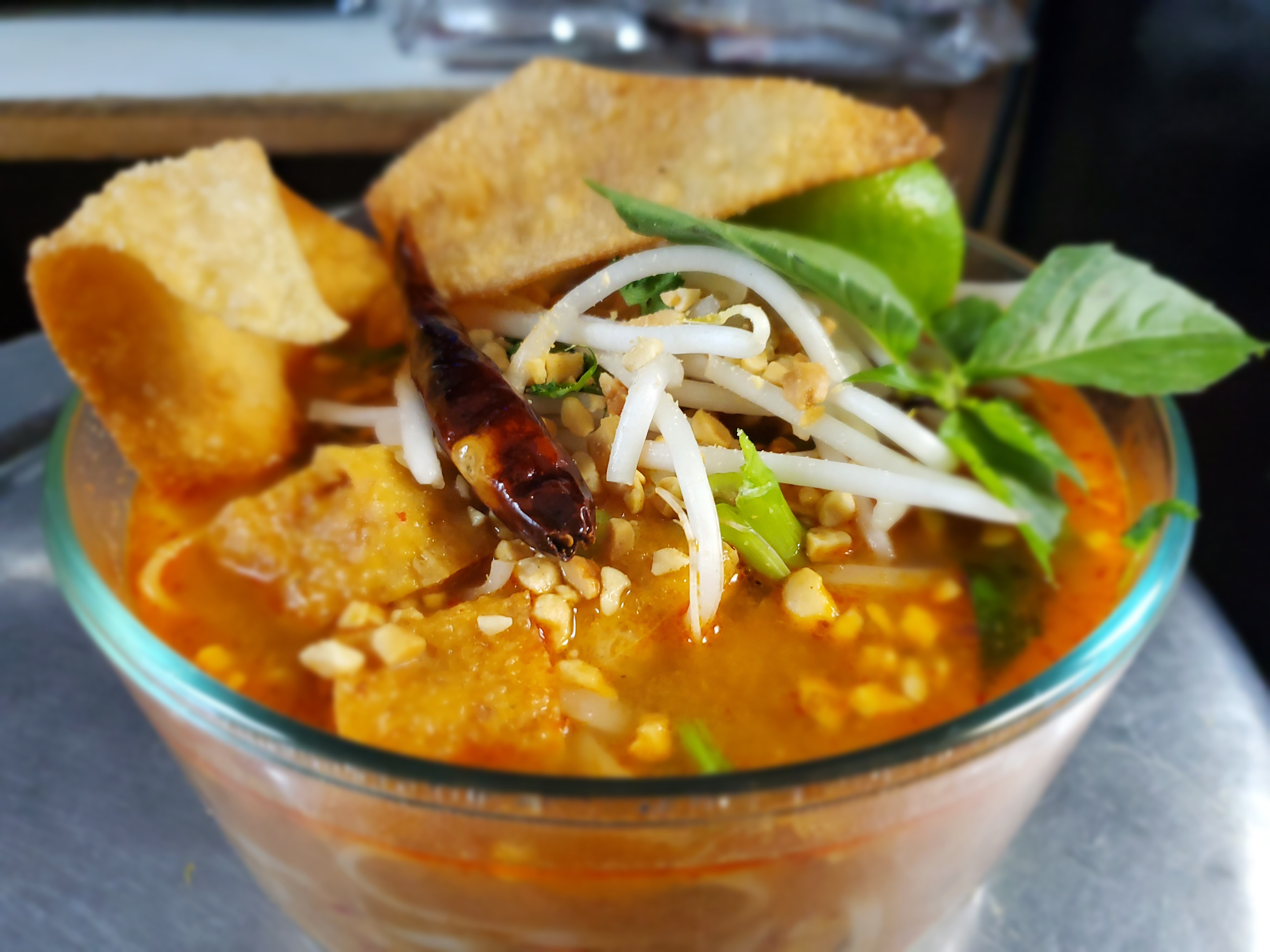 Order Tom Yum Noodle Soup food online from Poompui Thai Food store, Portland on bringmethat.com