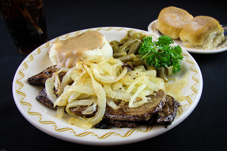 Order Grilled Liver and Onions food online from Tee Jaye Country Place store, Zanesville on bringmethat.com