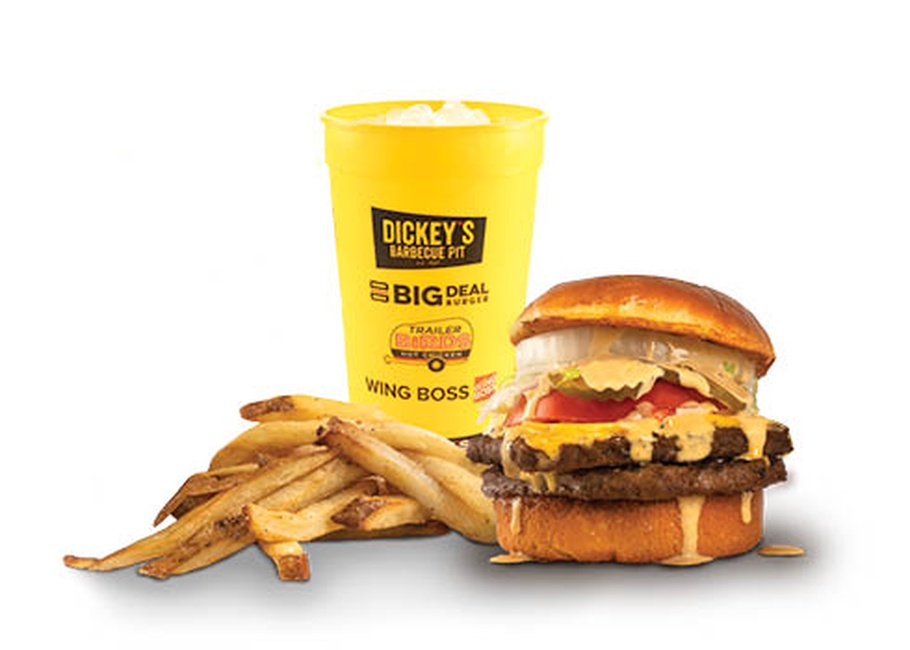 Order Double with Cheese Combo food online from Big Deal Burger store, Metairie on bringmethat.com
