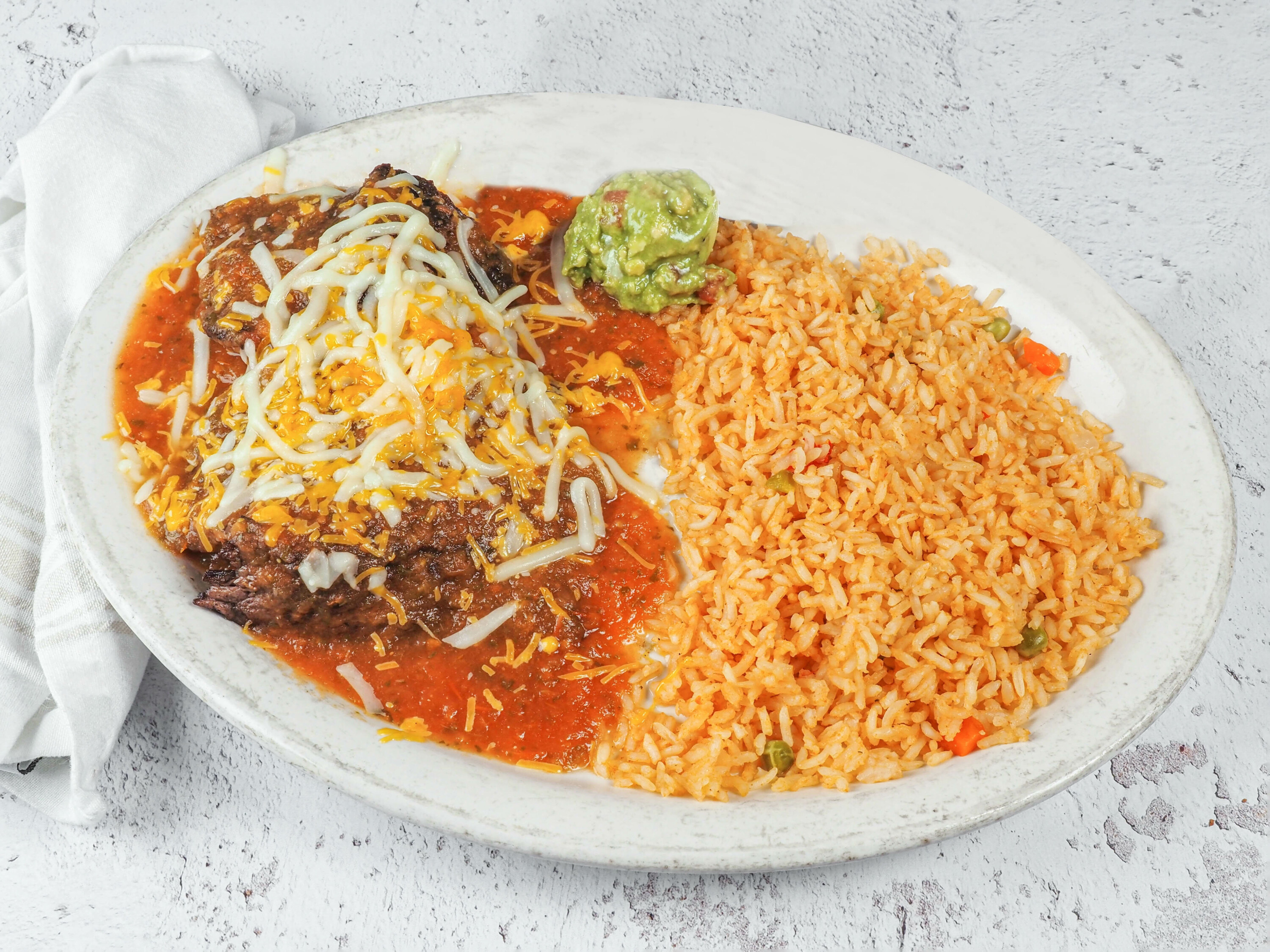 Order 13. Chile Relleno Lunch Special food online from Zapata Mexican Grill store, Oklahoma City on bringmethat.com