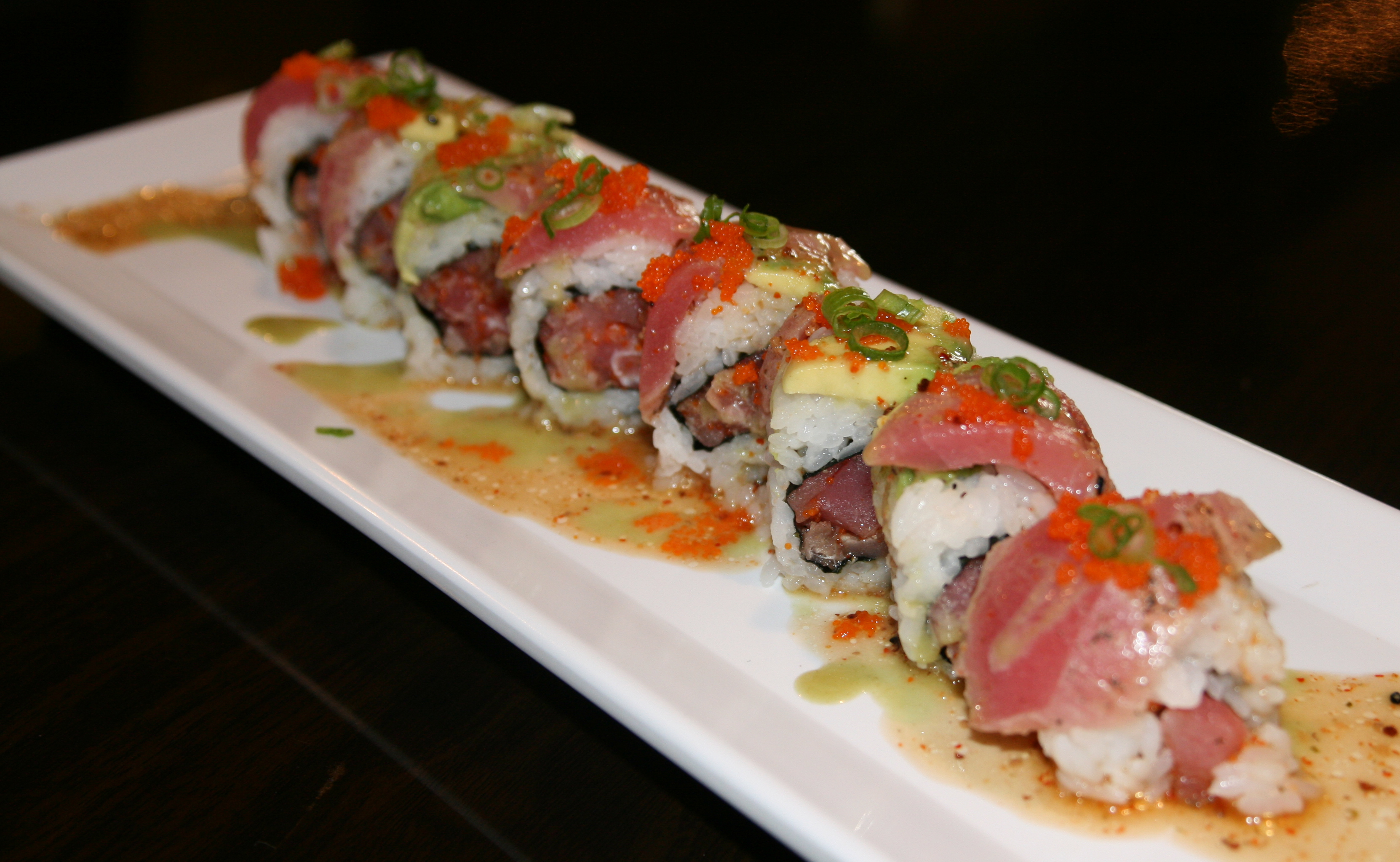 Order Ahi Tataki food online from Arata Sushi & Bowl store, Las Vegas on bringmethat.com