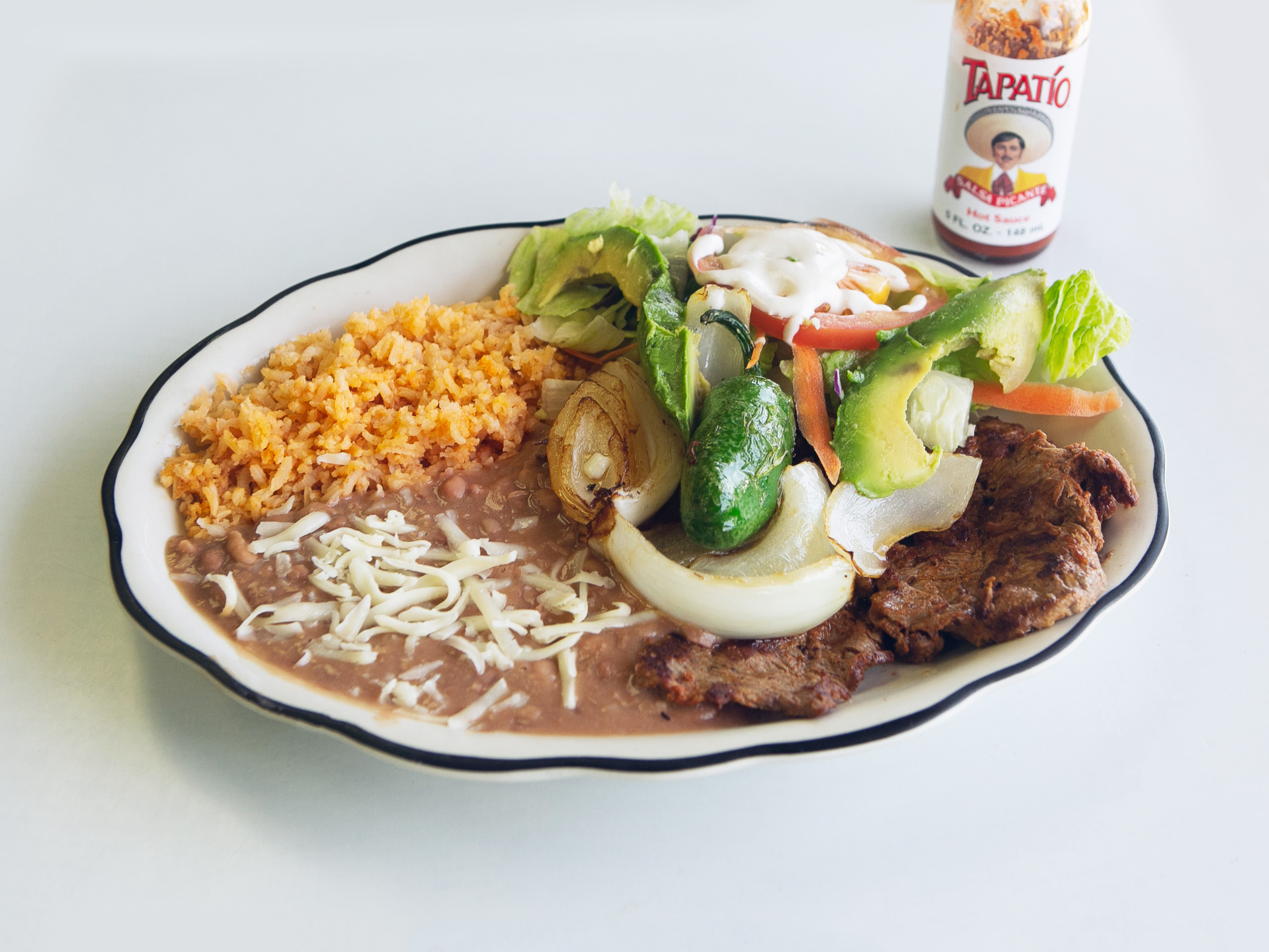 Order Carne Asada Plate food online from El Patio store, Montebello on bringmethat.com