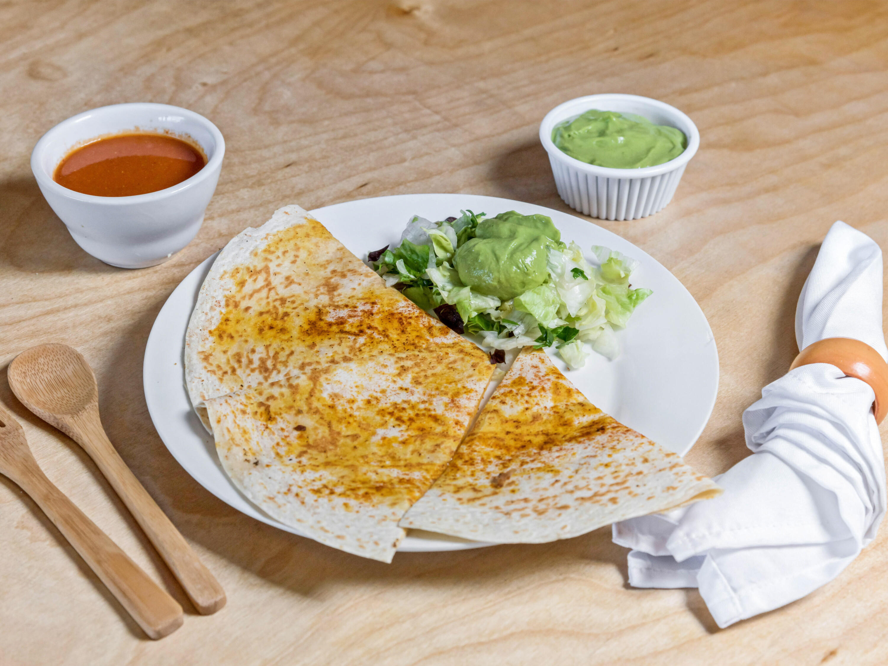 Order Cheese Quesadilla  food online from Surfin Chicken Grill store, San Clemente on bringmethat.com