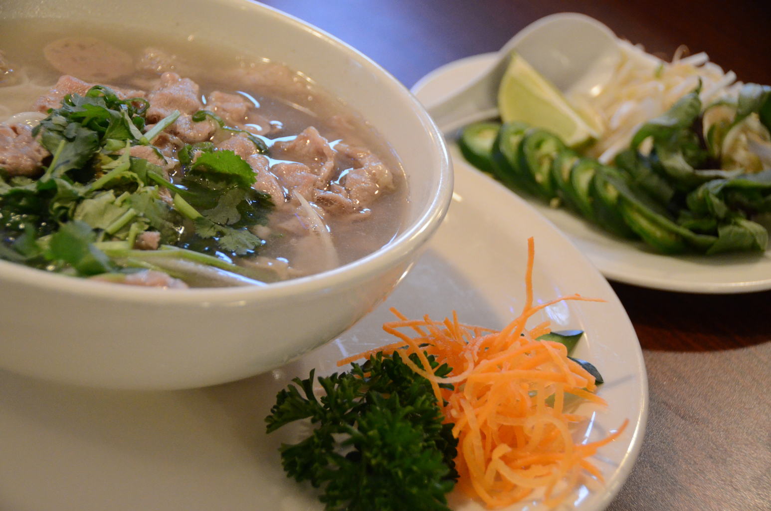 Order Pho food online from Oryza Asian Cuisine store, Iowa City on bringmethat.com