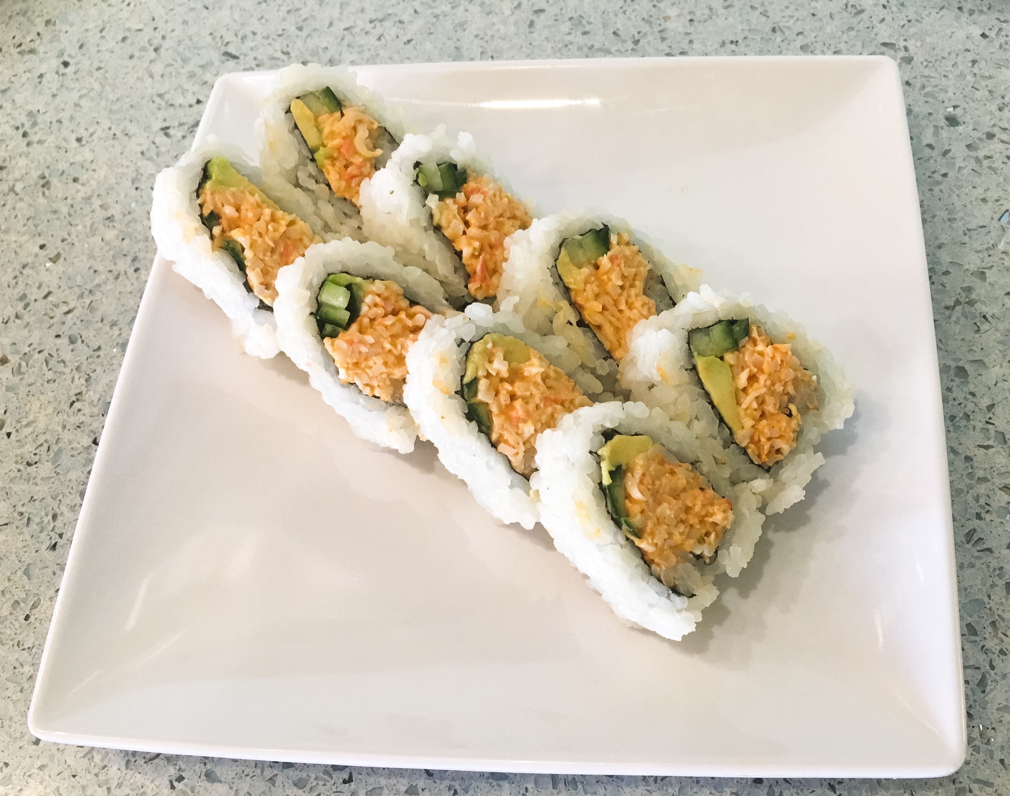 Order Spicy California Roll food online from Rollstop Sushi store, San Pedro on bringmethat.com