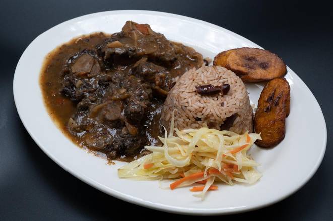 Order Beef Oxtails food online from Montego Bar Grill & Sports Bar store, Fredericksburg on bringmethat.com