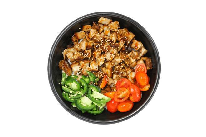 Order Roasted Pork Rice Box 烤猪肉饭 food online from Taichi Bubble Tea store, Rochester on bringmethat.com