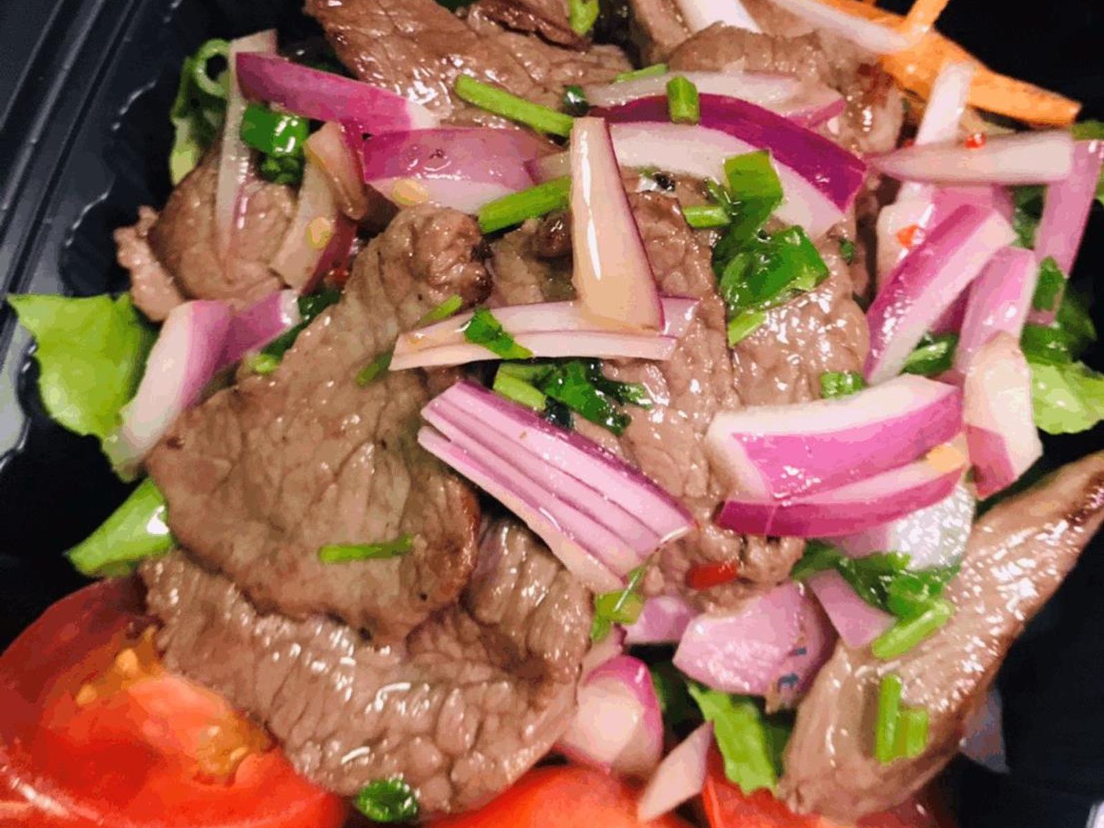Order Grilled Beef Salad food online from Similan Thai & Sushi store, Chicago on bringmethat.com