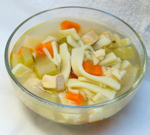 Order Homemade Chicken Noodle Soup food online from Jimmy Frozen Custard store, Port Huron on bringmethat.com