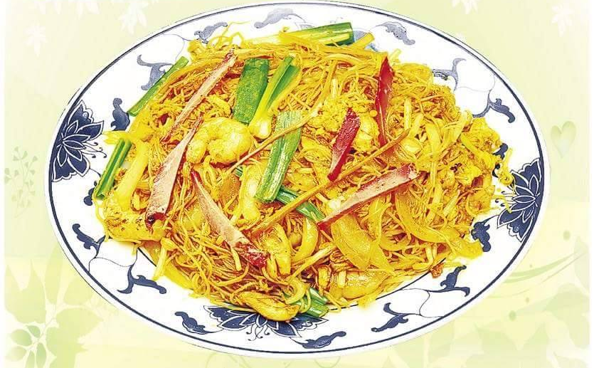 Order Singapore Chow Mein Fun food online from Gourmet Chinese Restaurant store, Ridgeland on bringmethat.com