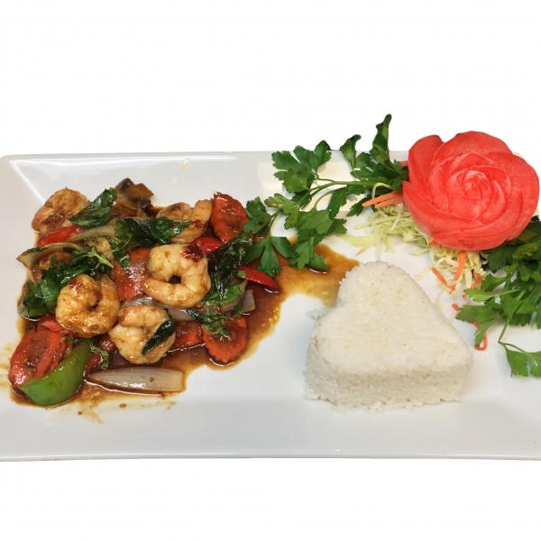 Order Spicy Basil food online from Thai Fix store, Huntington Beach on bringmethat.com