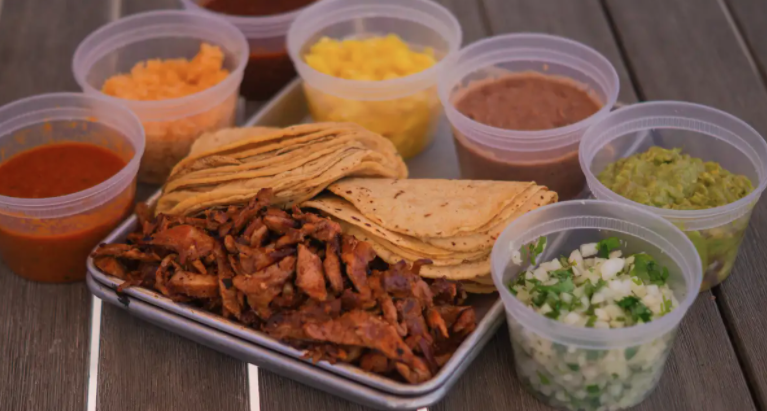Order Al Pastor Family Pack food online from Taquiero Taco store, Irvine on bringmethat.com