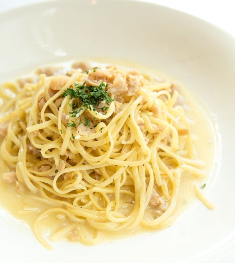Order Linguine & Clams food online from Portobello Grill store, Redwood City on bringmethat.com