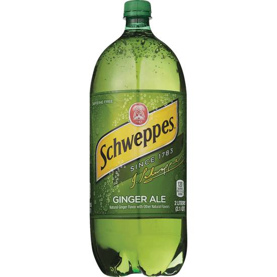 Order Schweppes Ginger Ale Soda (2-Liter Bottle) food online from Cvs store, FOUNTAIN VALLEY on bringmethat.com