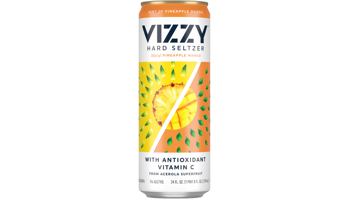 Order Vizzy Pineapple Mango 24oz Can food online from Liquor Palace store, Burbank on bringmethat.com