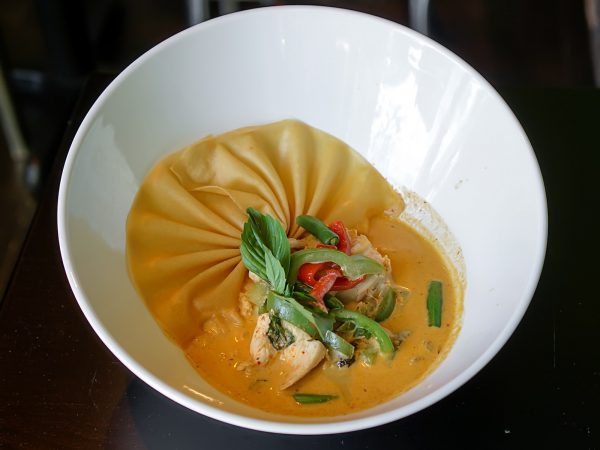 Order Red Curry food online from At Nine Restaurant & Bar store, New York on bringmethat.com