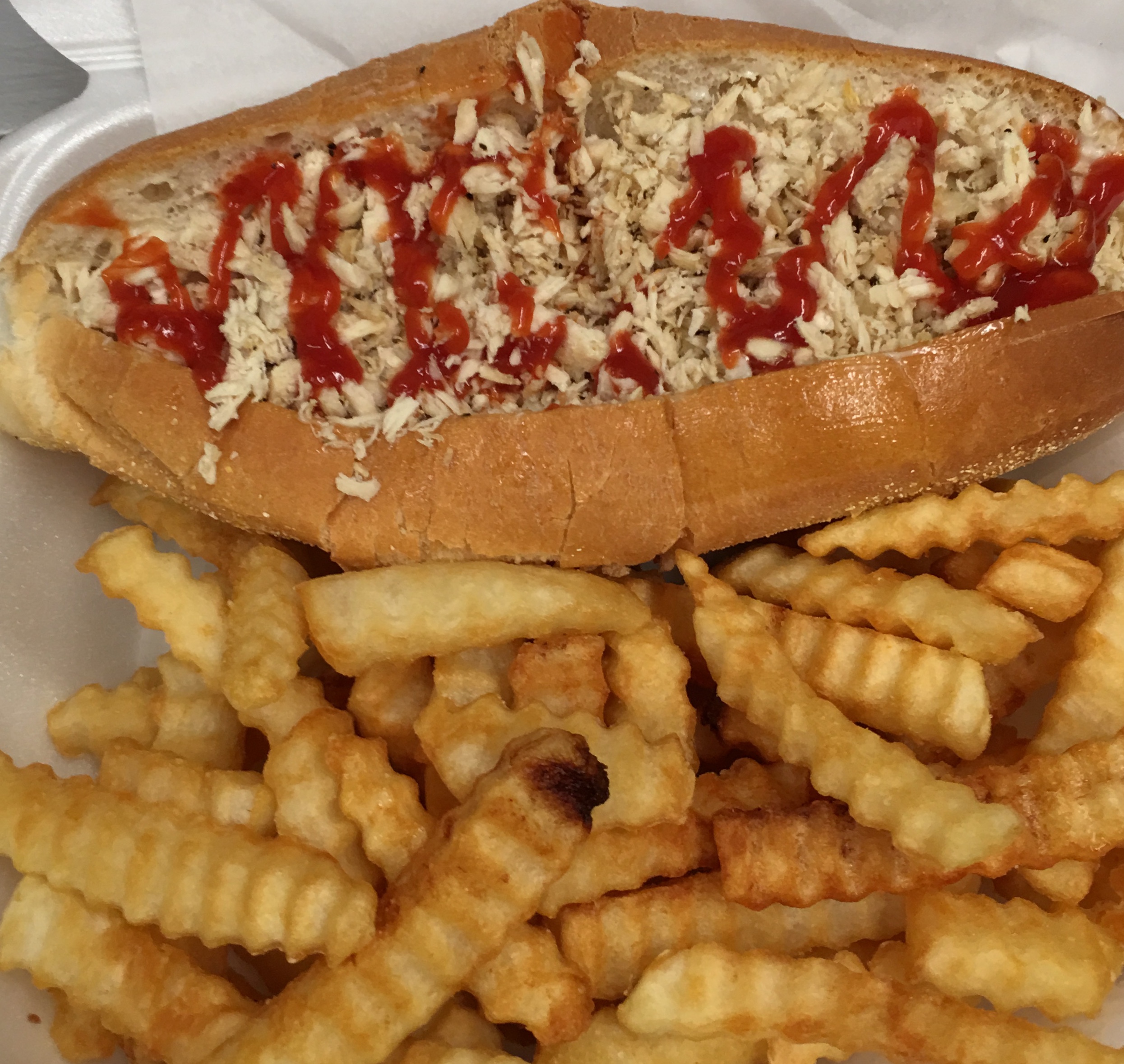 Order Medium Chicken Cheesesteak Platter Lunch Special food online from Roma Pizza store, Bear on bringmethat.com