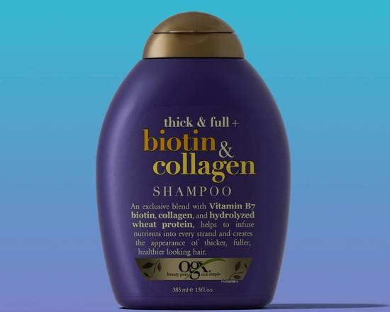 Order OGX: Coconut Biotin & Collagen Shampoo 13 fl oz  food online from iDa Beauty Supply Store store, Middletown on bringmethat.com