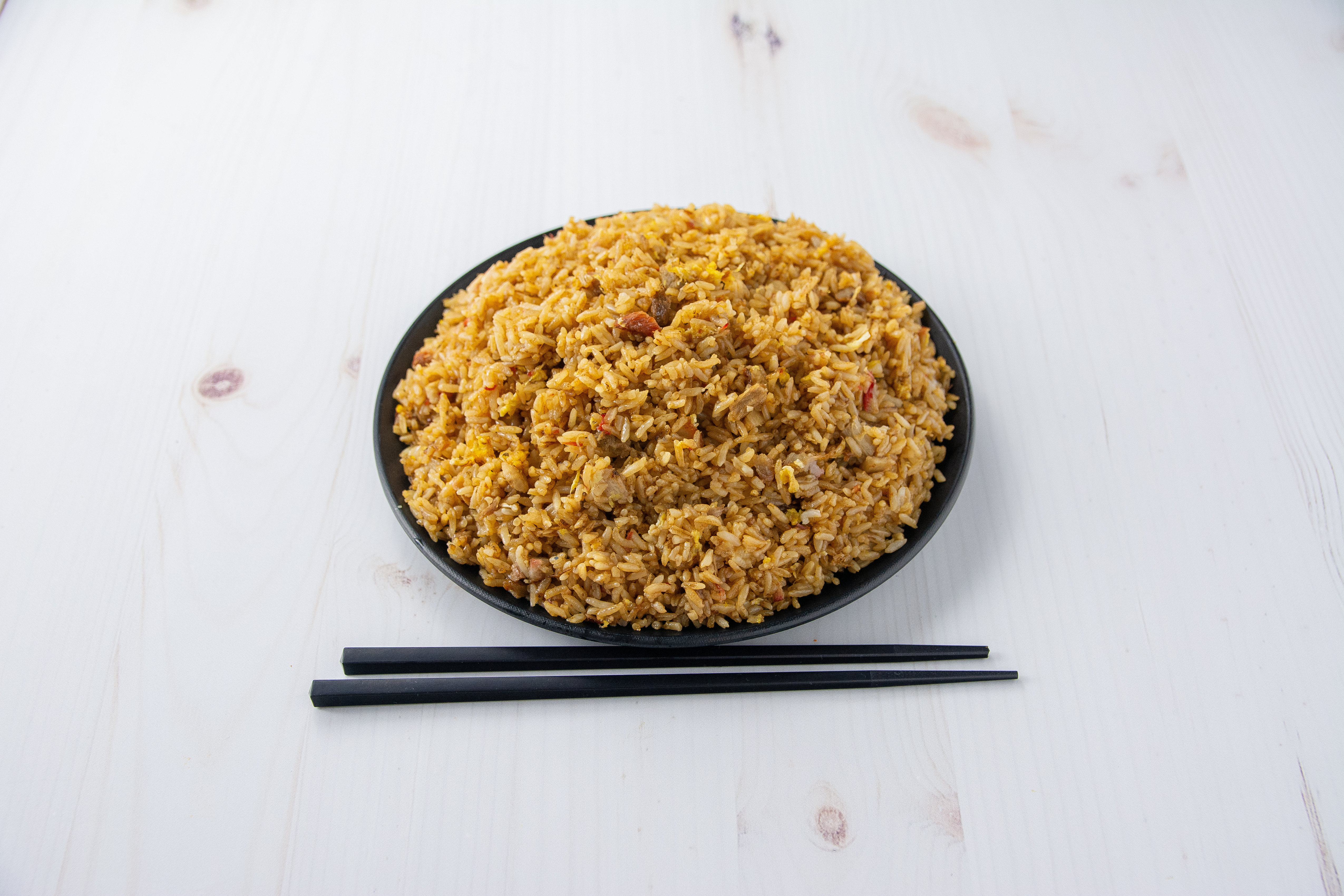 Order 25. BBQ Pork Fried Rice food online from Bamboo Chinese Restaurant store, Hayward on bringmethat.com
