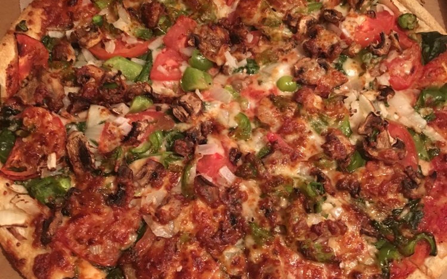 Order Veggie Deluxe food online from Broadway Pizza and Grill store, Norwood on bringmethat.com