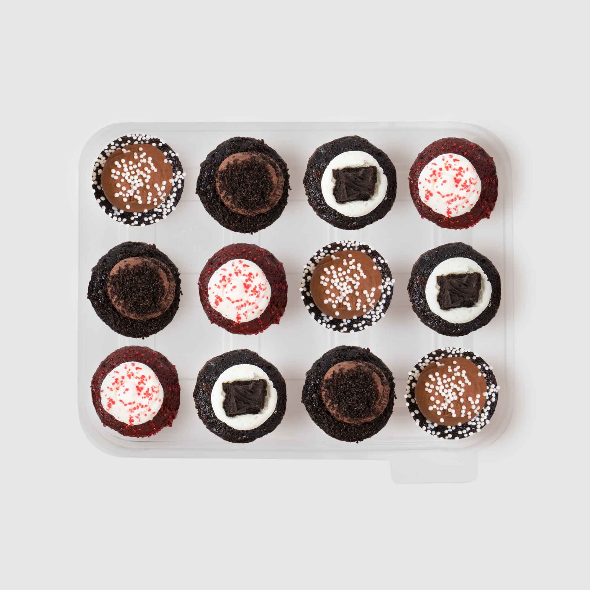 Order Chocolate Lovers 12-Pack food online from Baked By Melissa store, Paramus on bringmethat.com