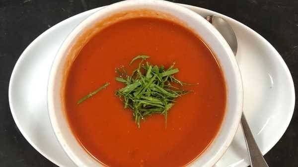 Order Tomato Basil Soup food online from The League Kitchen & Tavern store, Austin on bringmethat.com