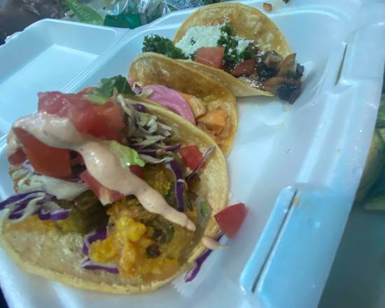 Order Baja Style Brussel Sprouts Taco food online from Tacos 210 store, Altadena on bringmethat.com