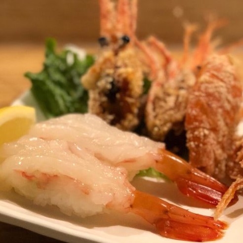 Order Sweet Shrimp Nigiri food online from Taiko store, Irvine on bringmethat.com