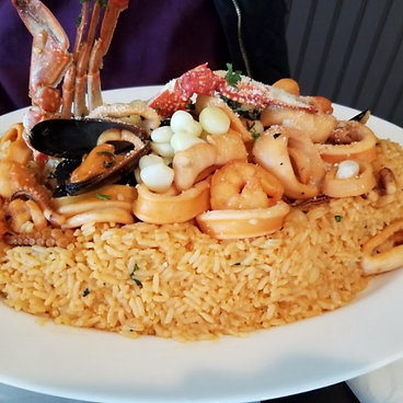 Order Seafood Paella food online from Marino Cafe store, Dover on bringmethat.com
