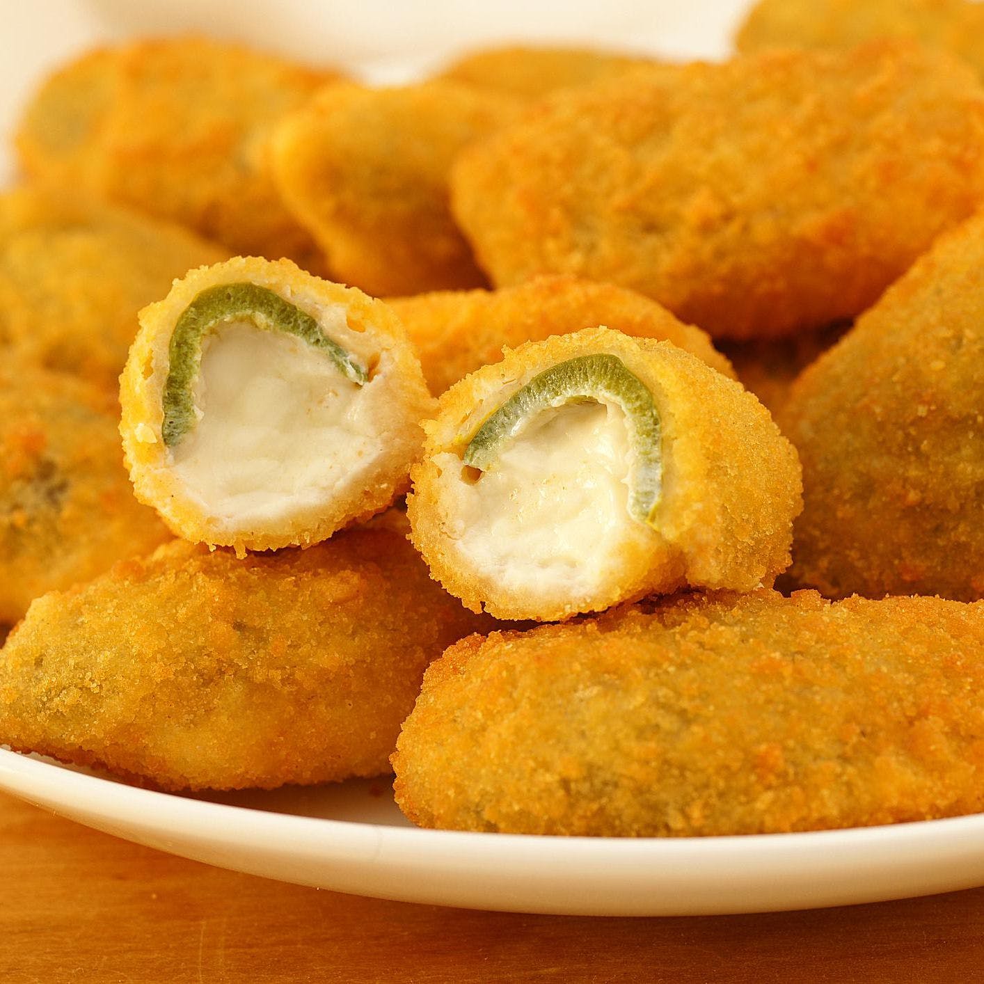 Order Cream Cheese Jalapeno Popper - Side food online from Fox's Pizza Den store, Parkhill on bringmethat.com