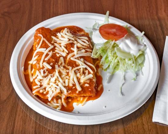 Order Enchilada (1 pc) food online from Lourdes Mexican Food store, Cardiff on bringmethat.com