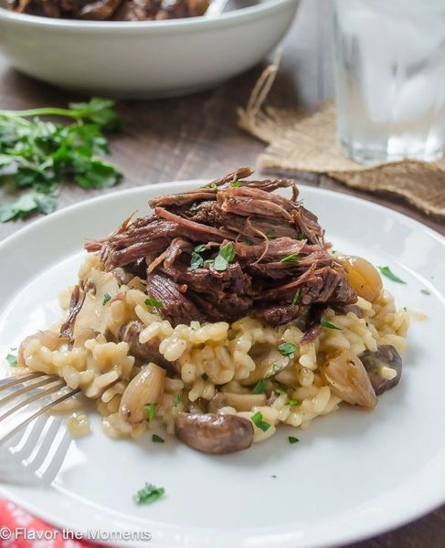 Order Short Rib Risotto food online from The Spice Of Life Catering store, Carrollton on bringmethat.com