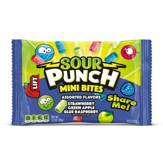 Order Sour Punch Mini BItes Assorted Flavors food online from IV Deli Mart store, Goleta on bringmethat.com