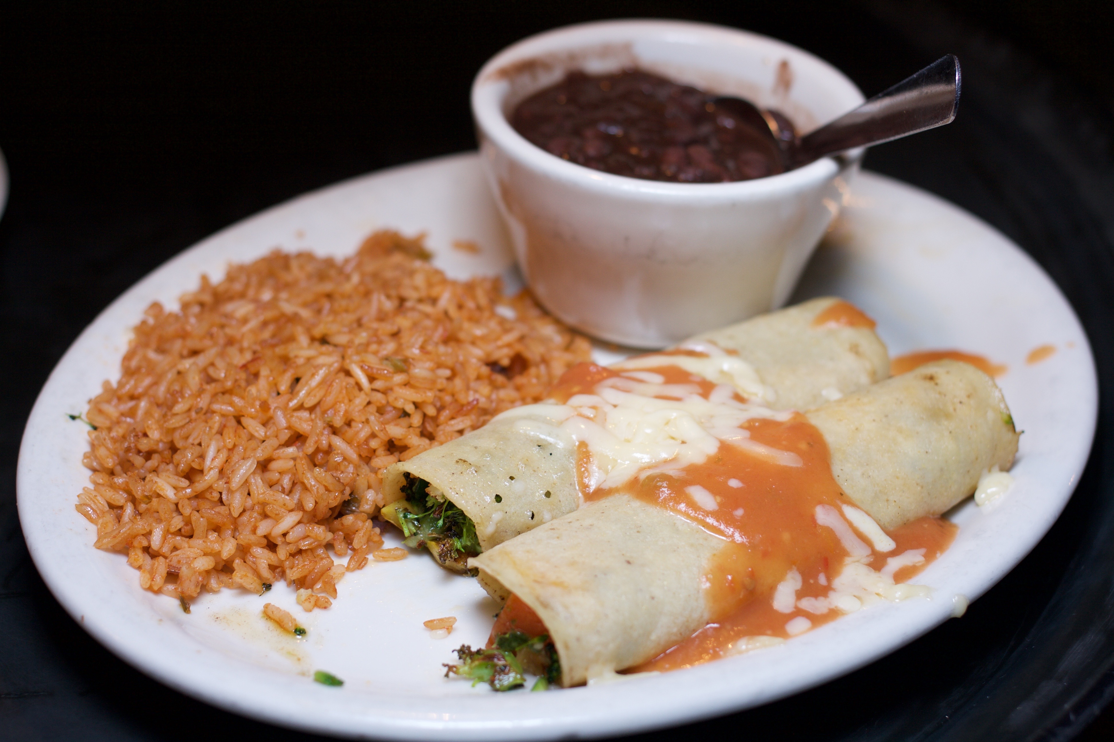 Order Vegetable Enchiladas  food online from Alamo Cafe store, San Antonio on bringmethat.com