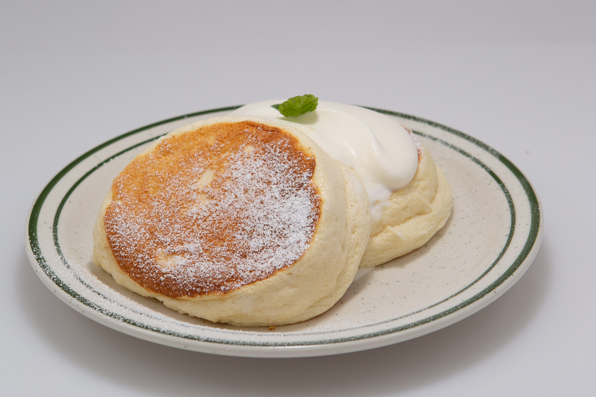 Order Plain Souffle Pancake food online from Basilur Tee&Coffee store, Buena Park on bringmethat.com