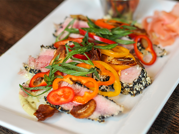 Order Seared Ahi Tuna food online from Reds At Thousand Oaks store, Grand Rapids on bringmethat.com