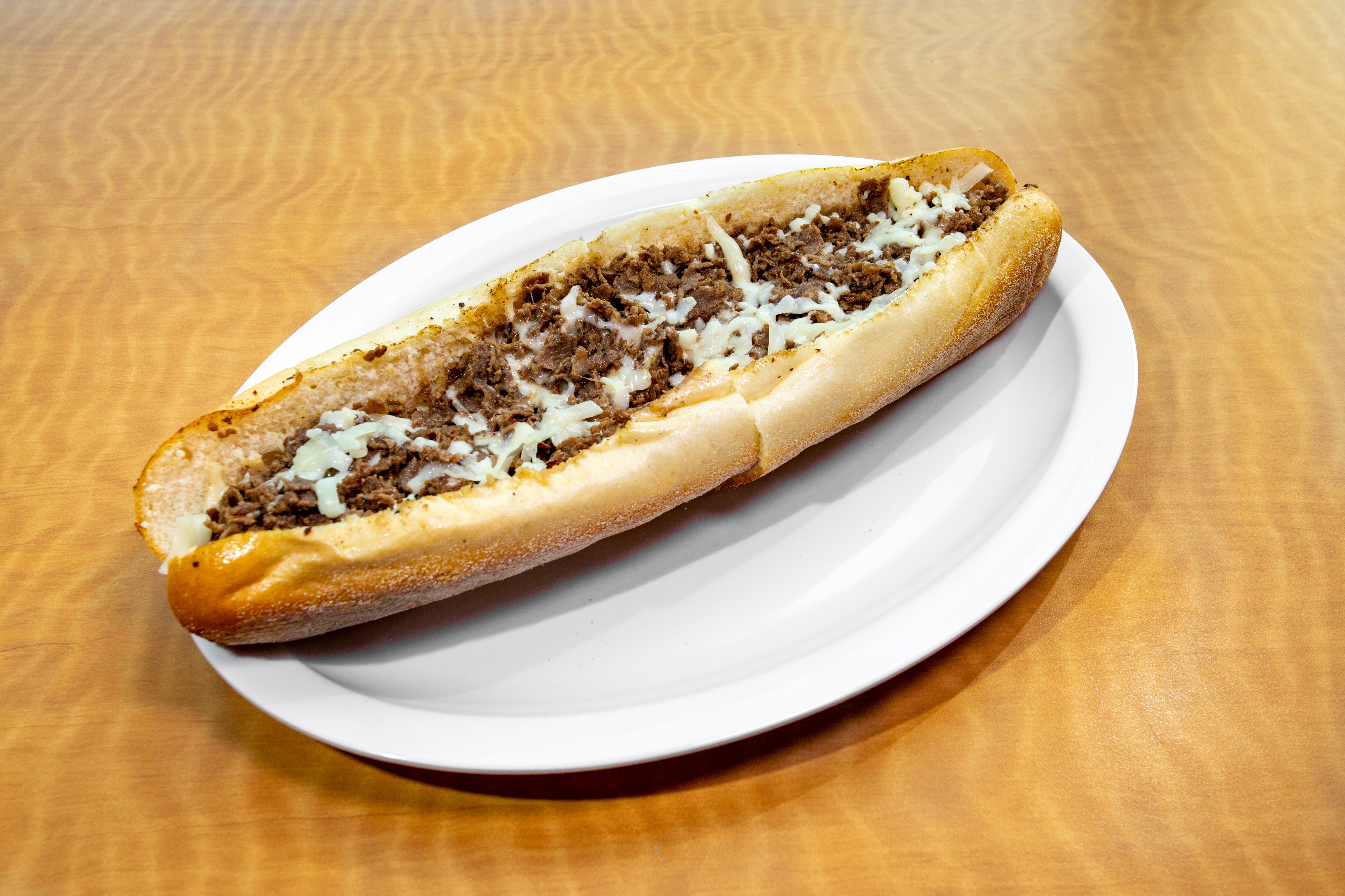 Order Cheese Steak - 12'' food online from Mario Cafe & Pizzeria store, East Greenville on bringmethat.com