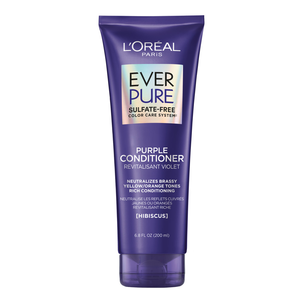 Order L'Oreal Paris EverPure Brass Toning Purple Conditioner - 6.8 fl oz food online from Rite Aid store, MILLER PLACE on bringmethat.com