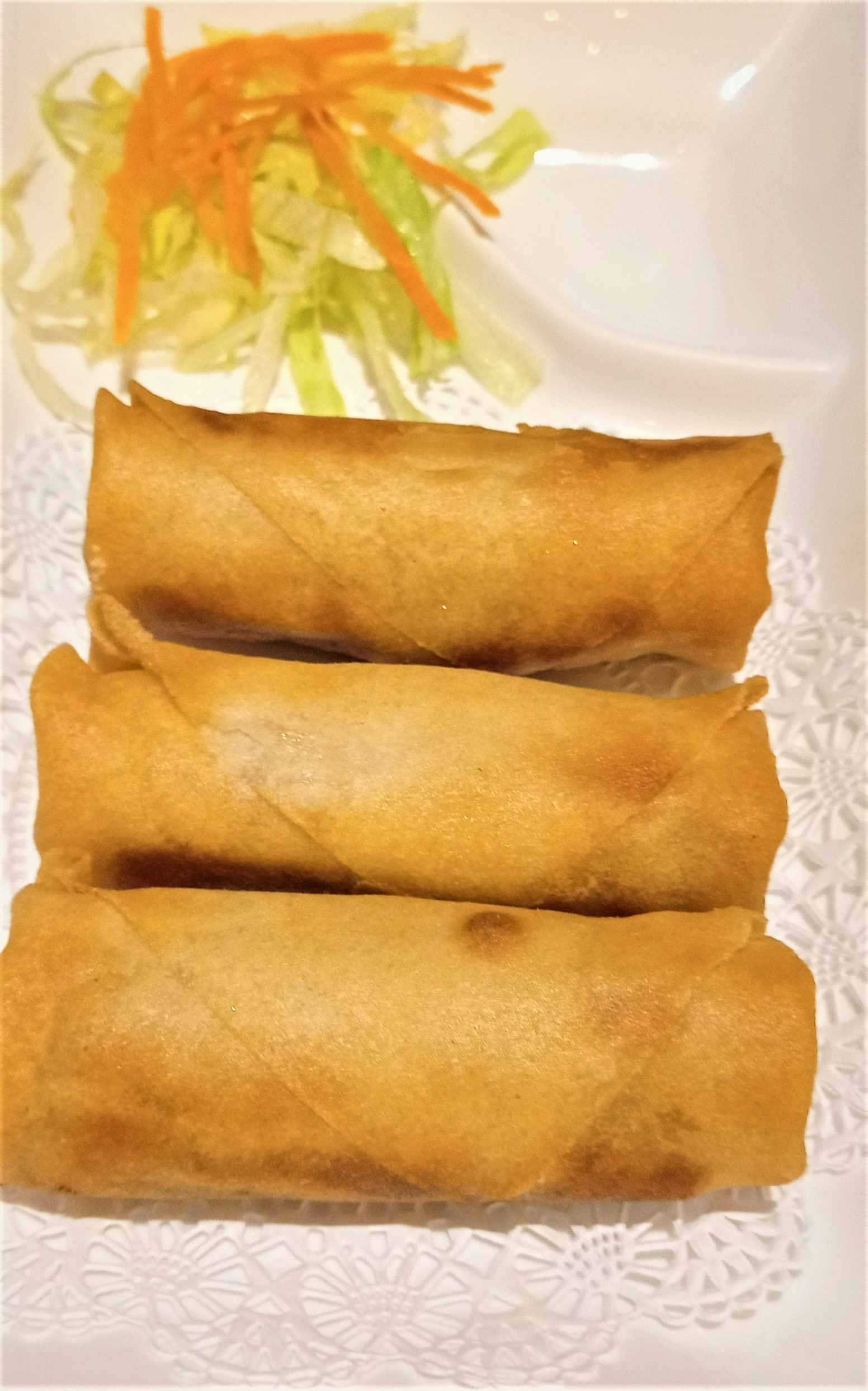 Order A4. Fried Spring Roll (Vegetarian) food online from Taste of Asia store, Syracuse on bringmethat.com