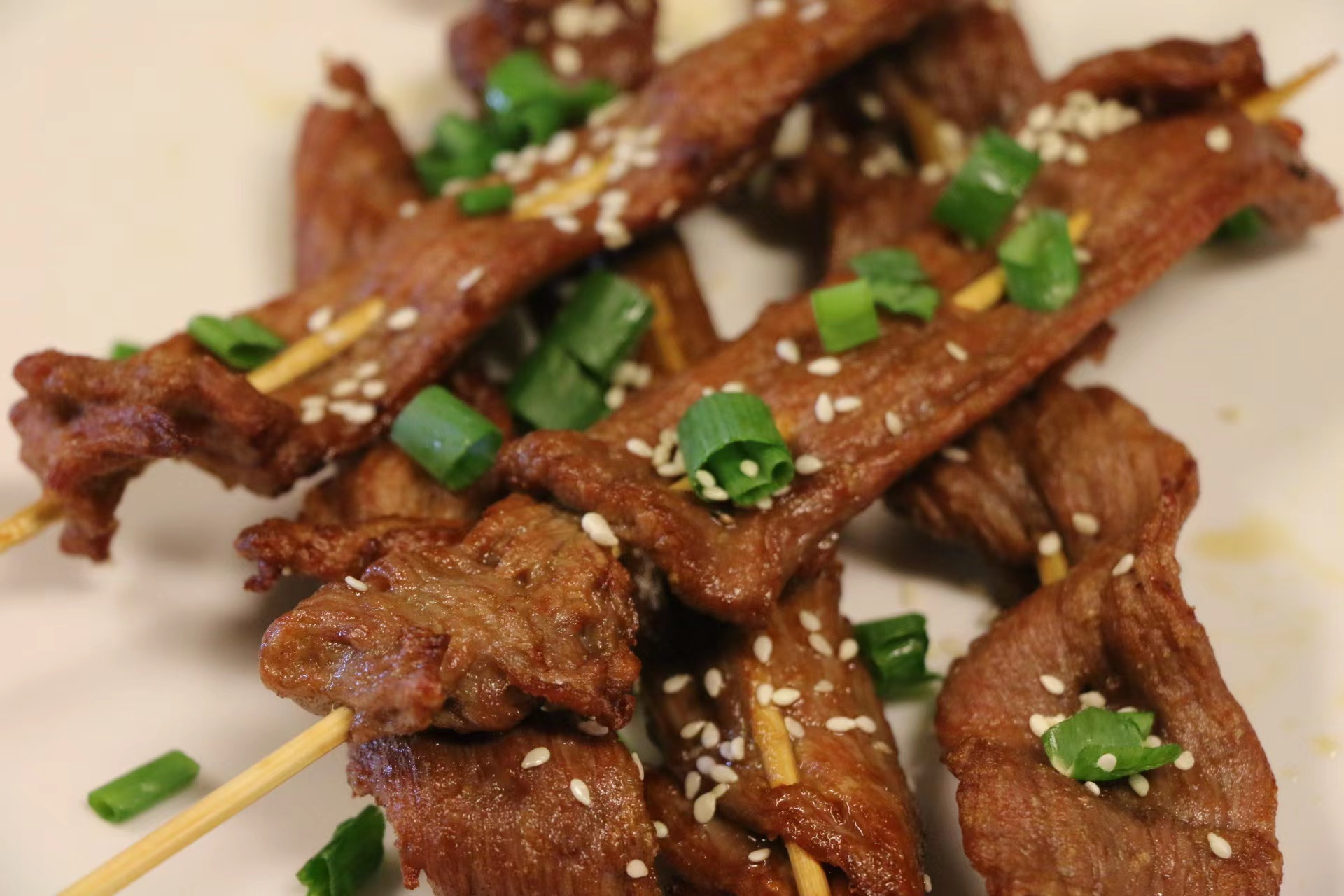 Order Beef Skewers 牛串 food online from Yen Ching Chinese Restaurant store, Naperville on bringmethat.com