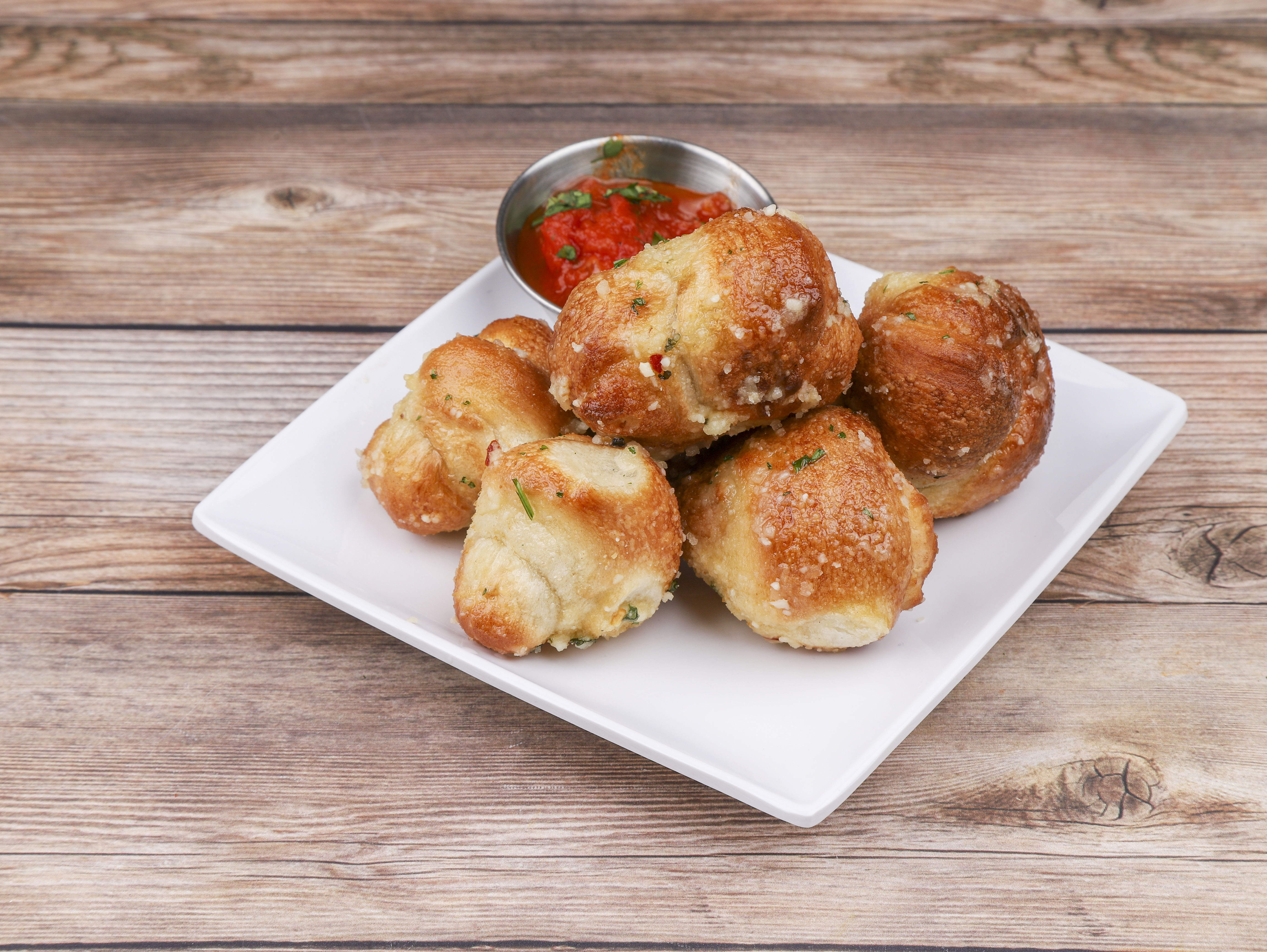 Order Garlic Knots food online from Roma Pizza Shop store, Durham on bringmethat.com