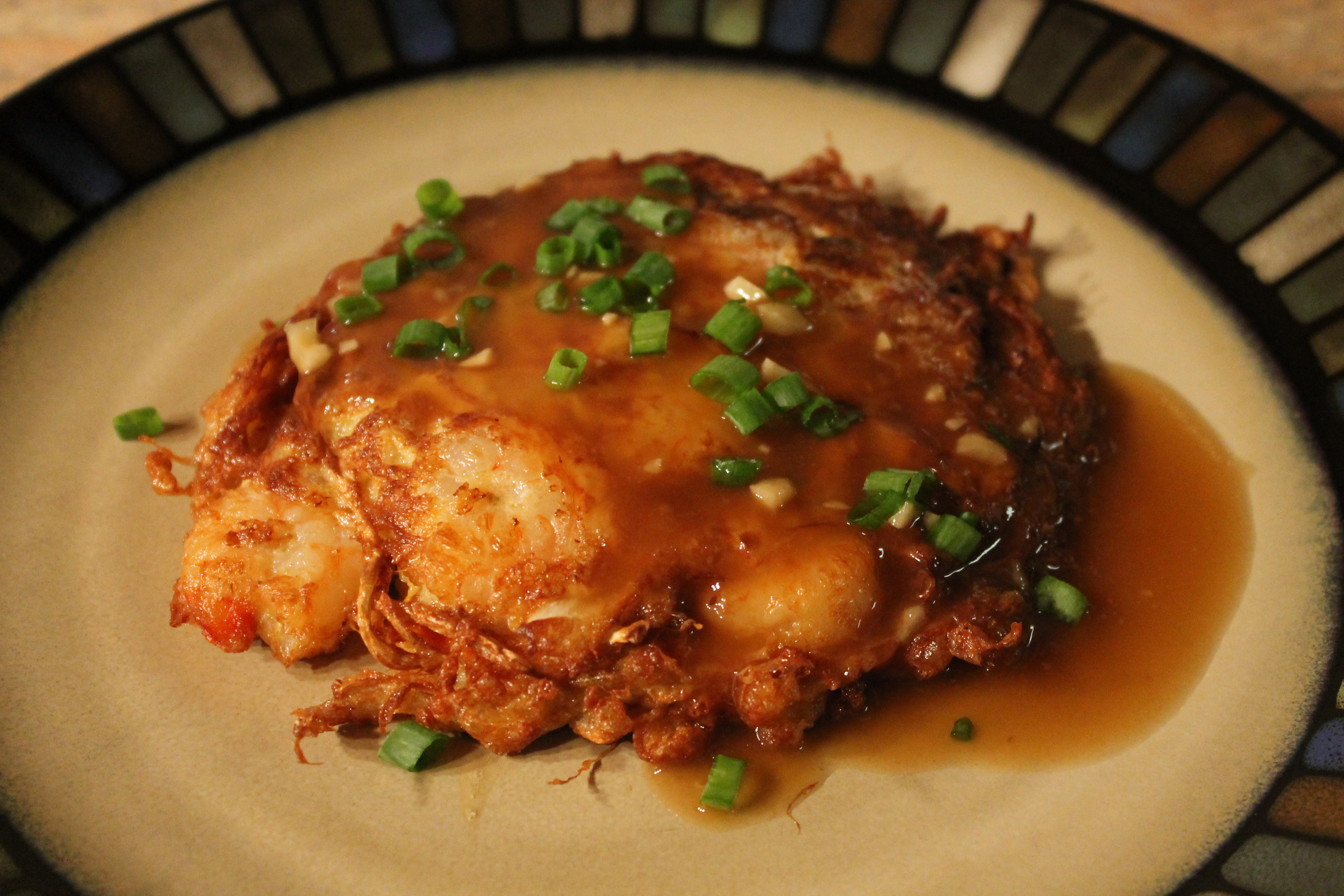 Order D2. Shrimp Egg Foo Young Special food online from See Thru Chinese Kitchen store, Chicago on bringmethat.com