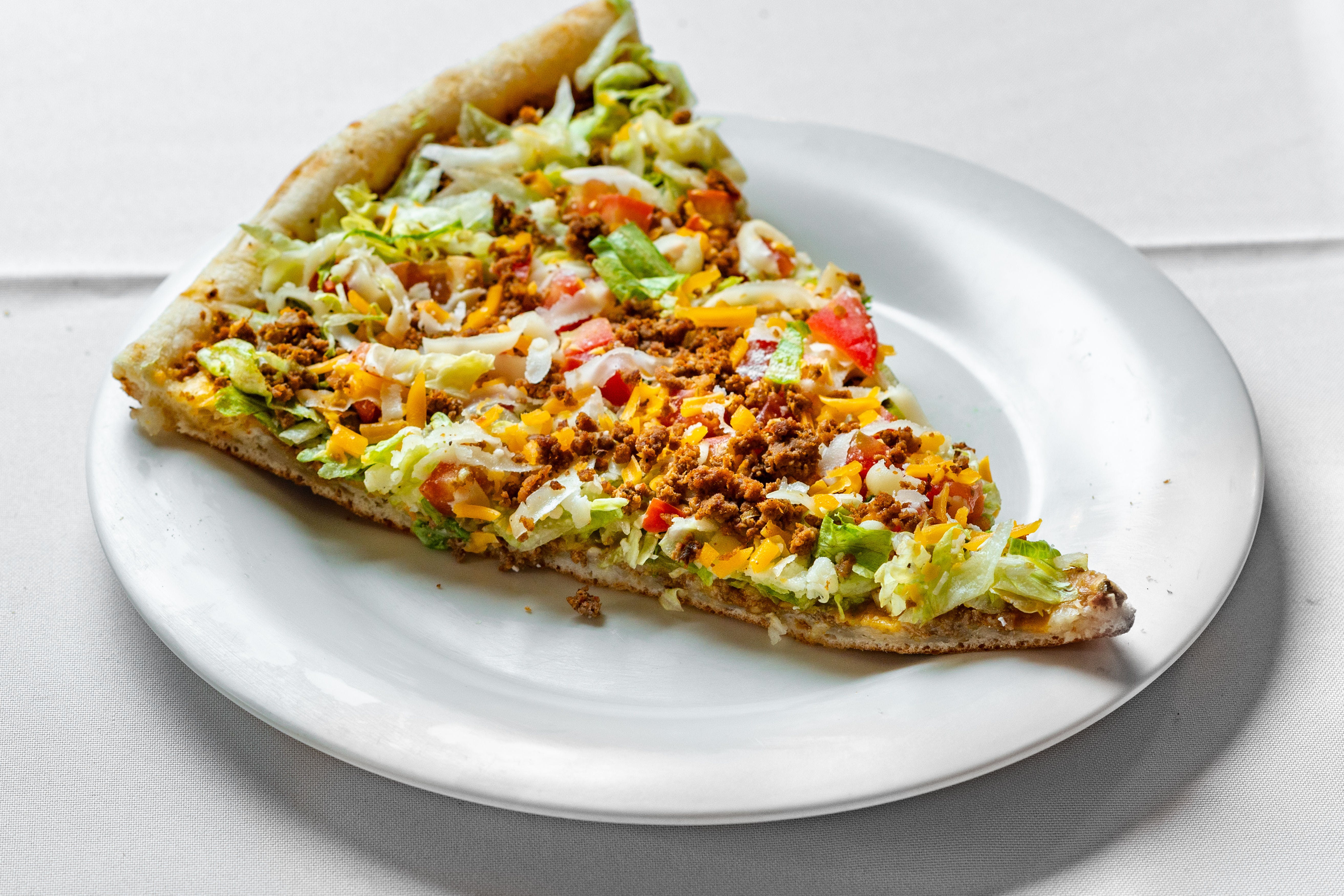 Order Taco Pizza - Personal 12" food online from Frank's Pizza store, Hopatcong on bringmethat.com