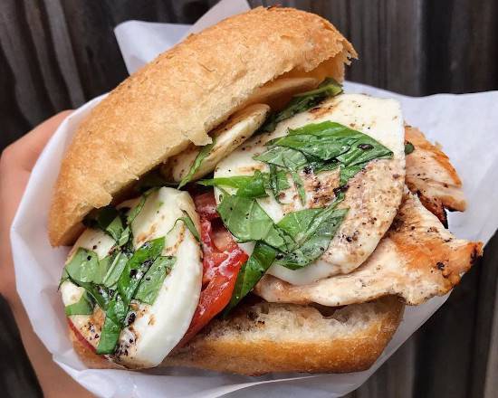 Order Chicken Caprese Sandwich food online from Punky's Pizza & Pasta store, Chicago on bringmethat.com