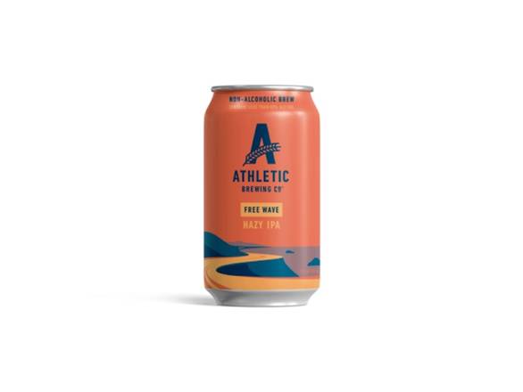 Order Athletic Brewing Free Wave Hazy IPA - 6x 12oz Cans food online from The Roadhouse store, Orange Park on bringmethat.com
