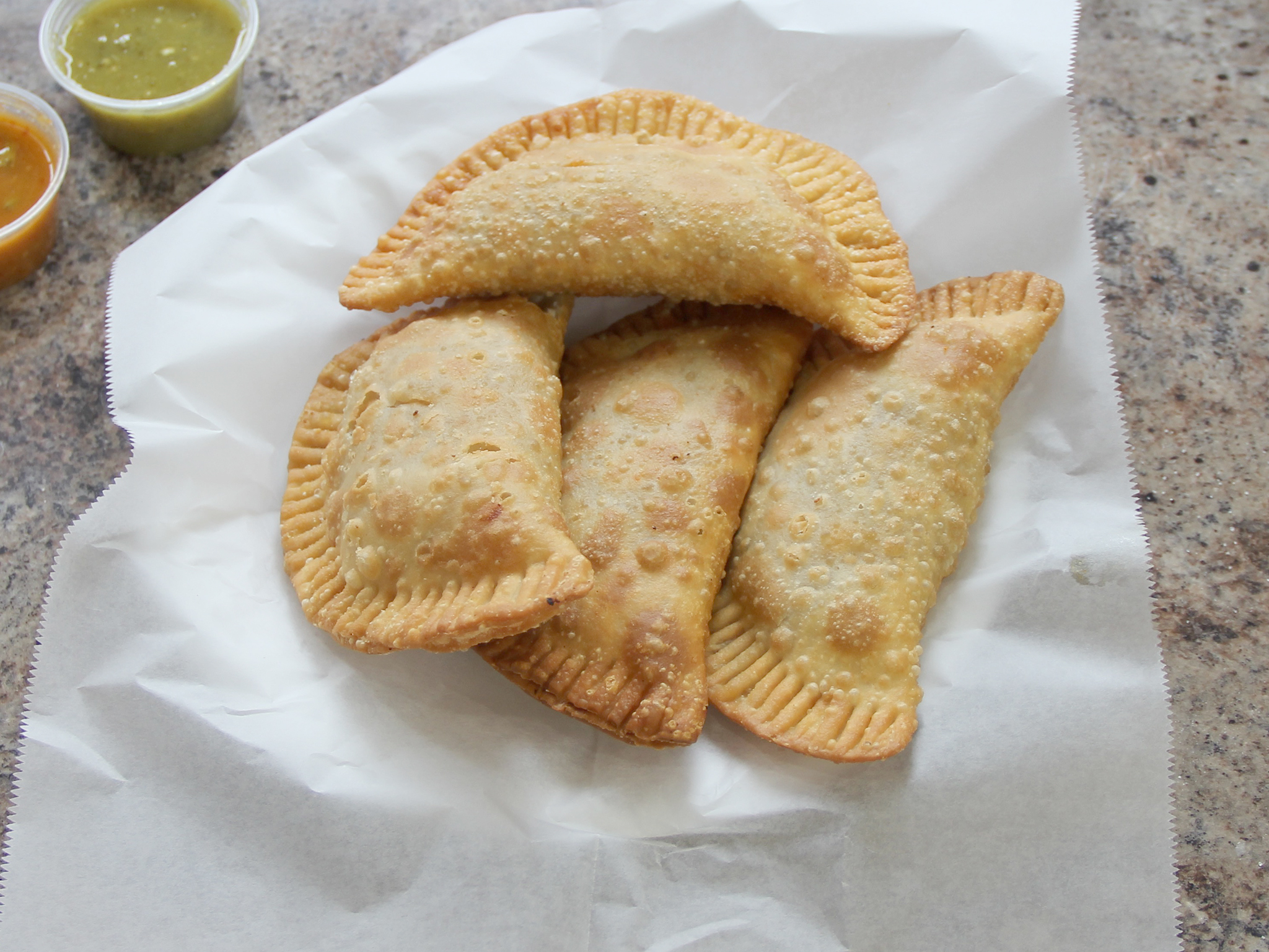 Order Beef Empanada Lunch food online from Robin's Convenience Store Deli & Grill store, Lakewood on bringmethat.com