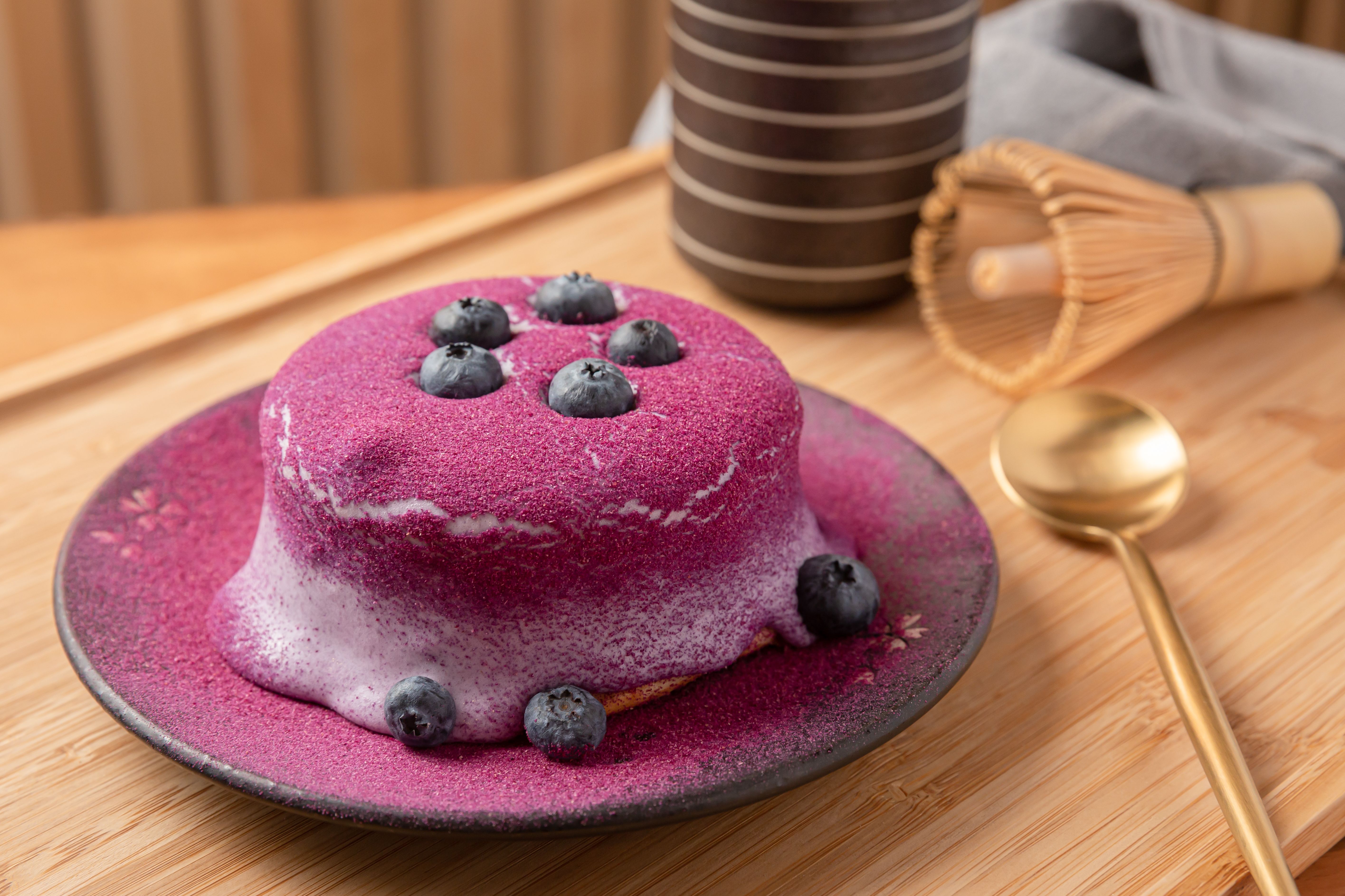 Order Purple Sweet Potato Milk Cap Cake food online from Kyoto Matcha store, Rockville on bringmethat.com