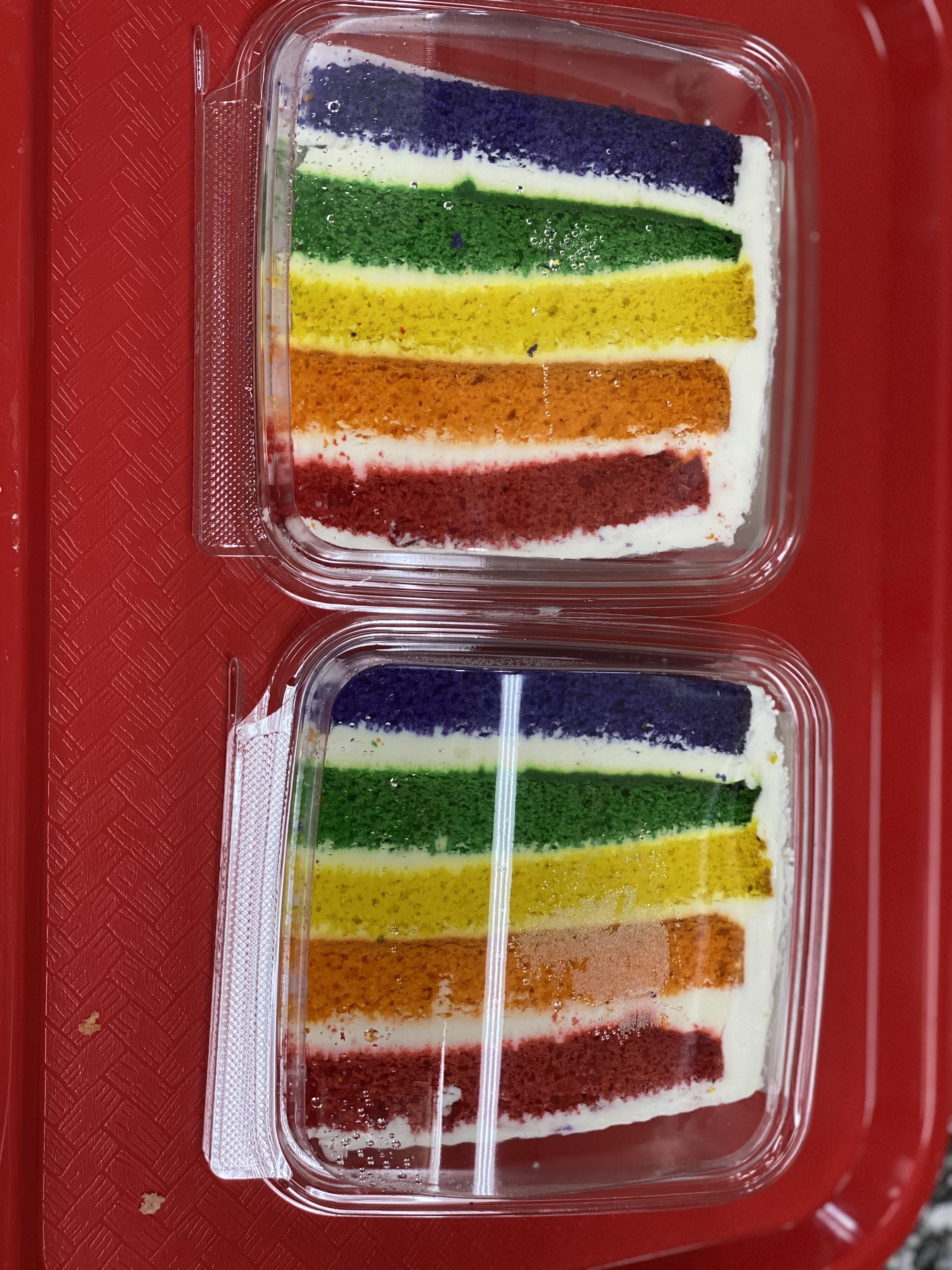 Order Rainbow cake  food online from Jd Pizza & Grill store, Jamesville on bringmethat.com